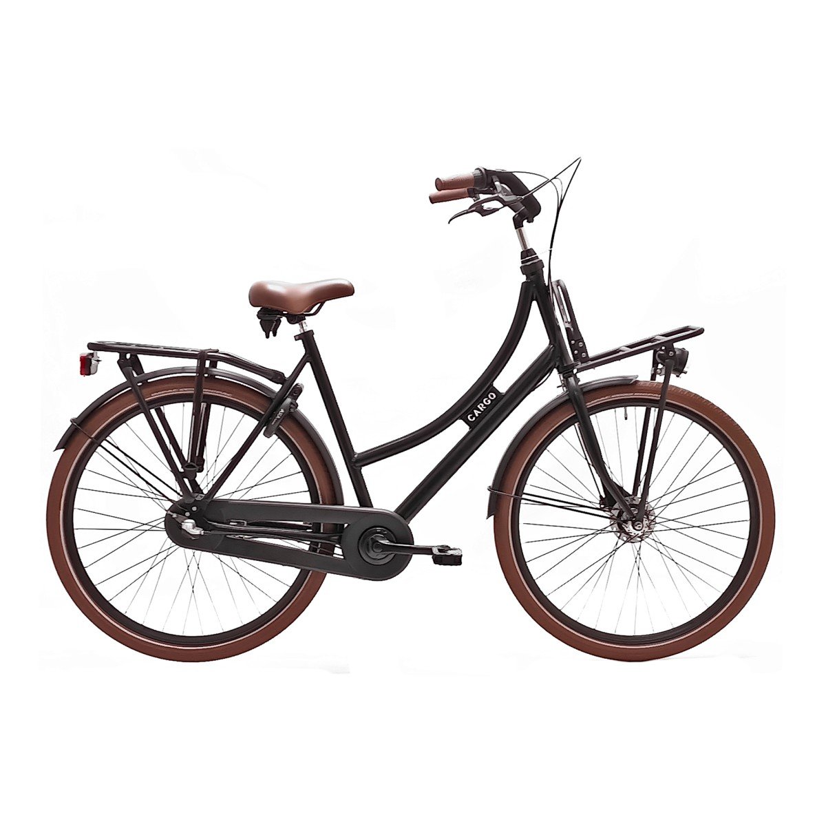 AVALON Cargo D57cm Shimano N3/Rollerbrakes. Mat zwart
