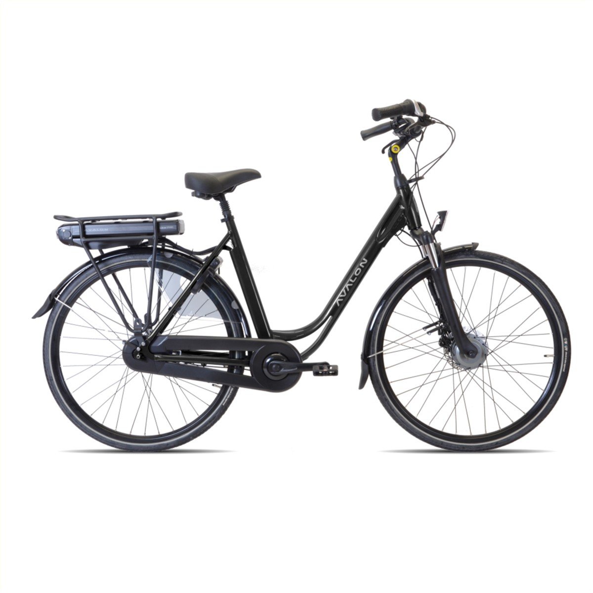 AVALON E-City N7 DISC Zwart Mat D49cm.